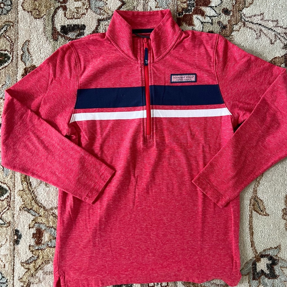 Vineyard Vines Boys Edgartown 1/4 Zip Shep Shirt